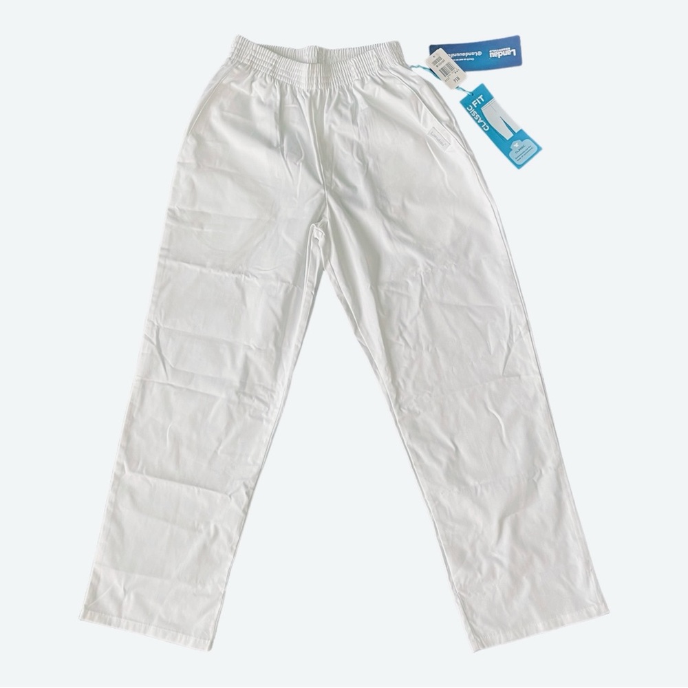 NWT Landau Essentials Relaxed Fit 2-Pocket Scrub Pants Women’s Petite Small - Picture 7 of 10